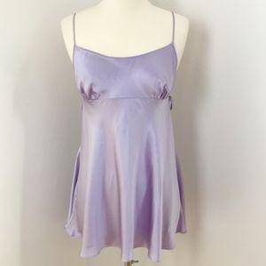 Victoria’s Secret Silk Strappy Slip Nightgown Sz L